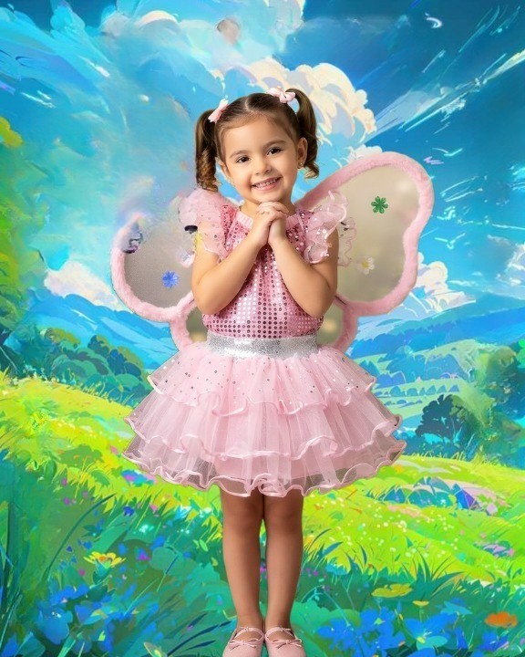 Disfraz Mariposita Rosado